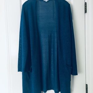 J Jill Linen Blend Duster Cardigan- Like New
